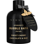 New Miuz Aphrodite Bubble Bath front view showing luxury packaging