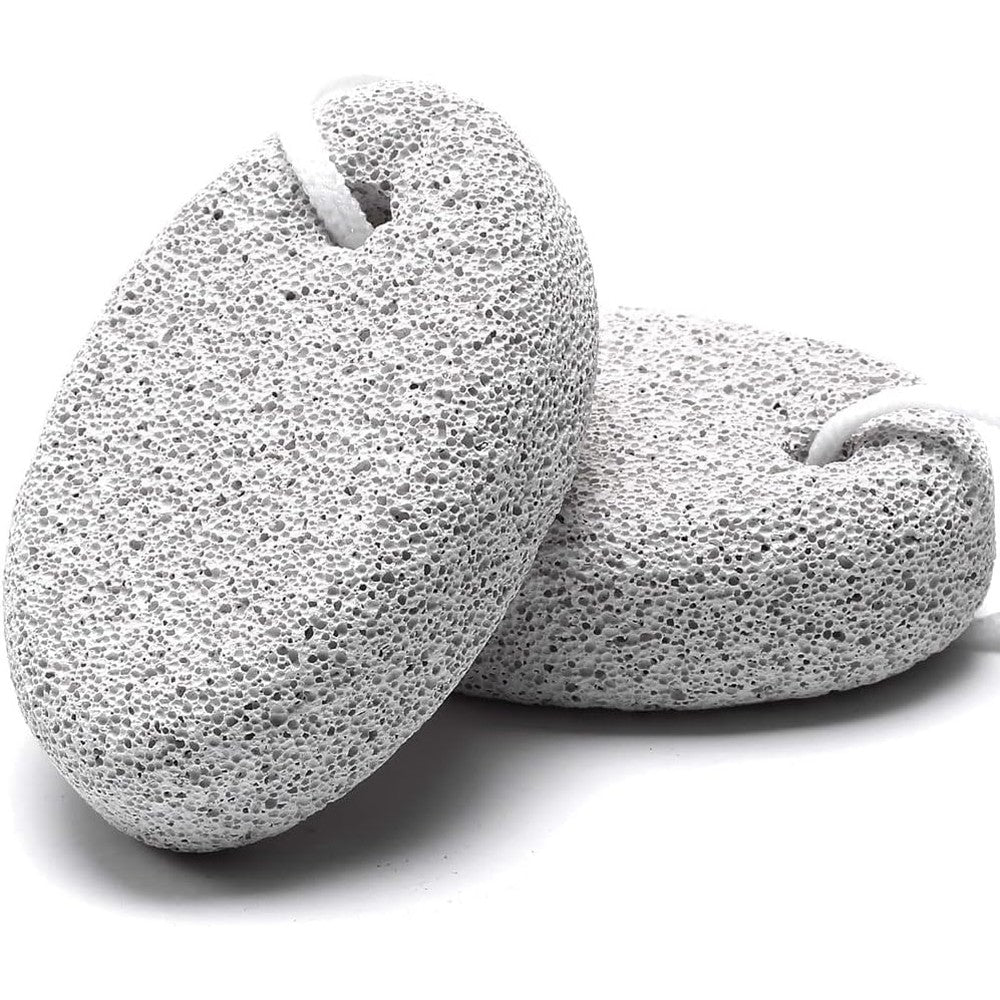 Hoomboom natural pumice stone set for feet front view