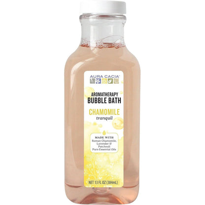 Aura Cacia Tranquil Chamomile Aromatherapy Bubble Bath front view