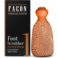 Facon terra cotta pumice stone for feet front view
