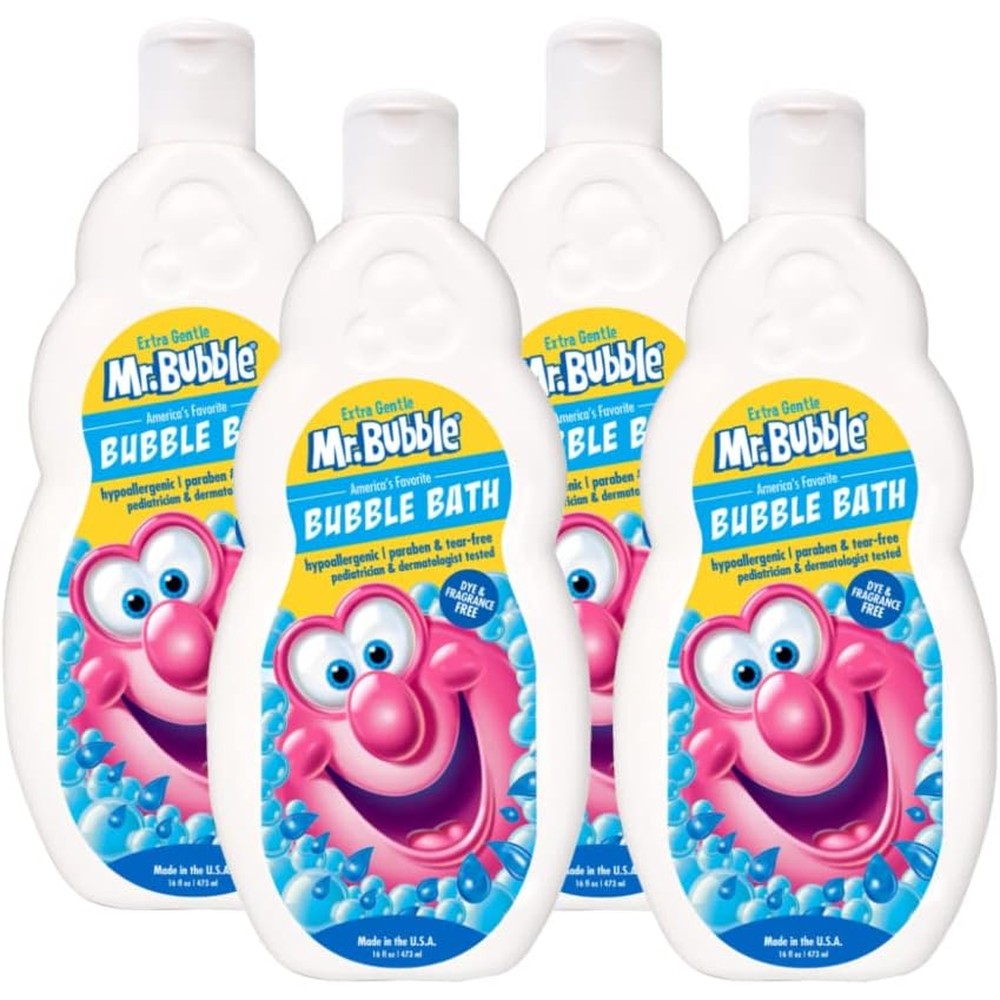 Mr. Bubble Bath Extra Gentle Pack of 4 front view