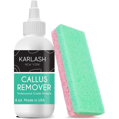 Karlash callus remover gel and pumice stone kit front view