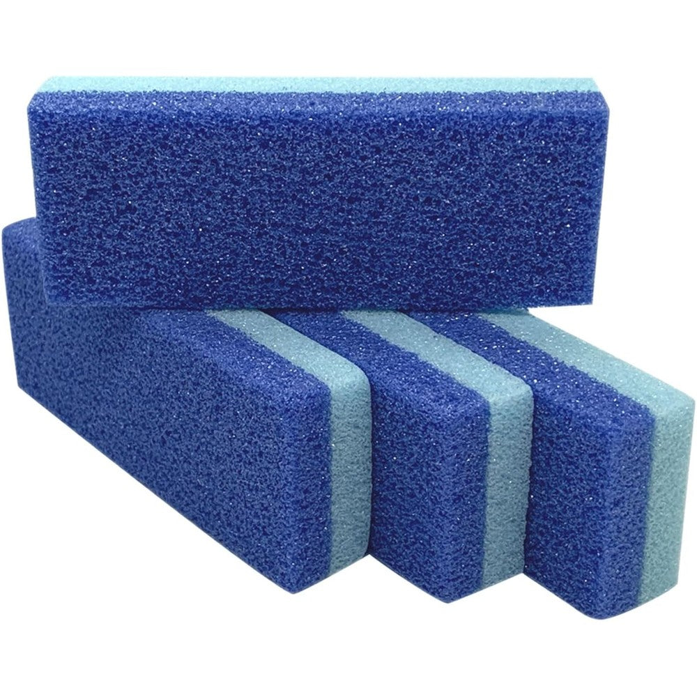 Maryton Foot Pumice Stone for Feet pack of four blue scrubbers
