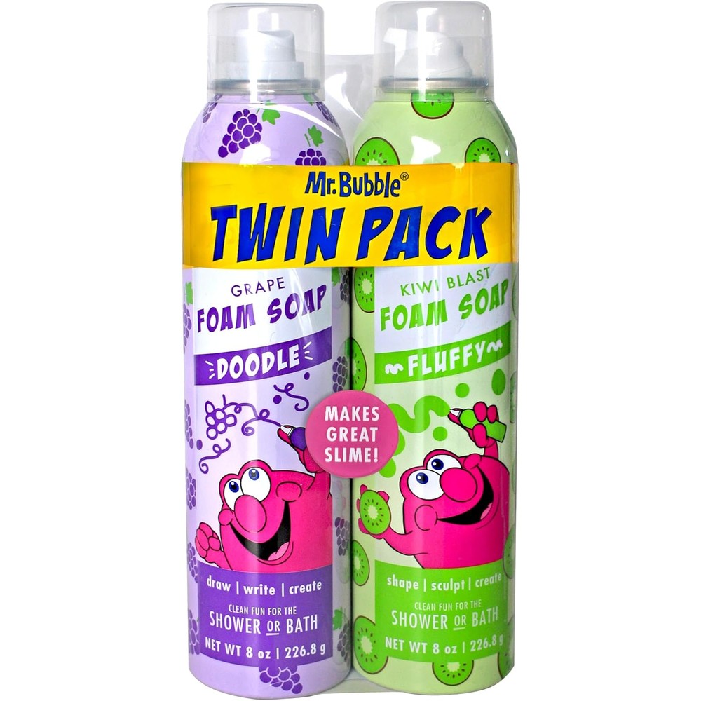 Mr. Bubble Twin Pack Foam Soap front view