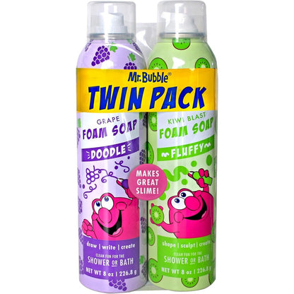 Mr. Bubble Twin Pack Foam Soap front view