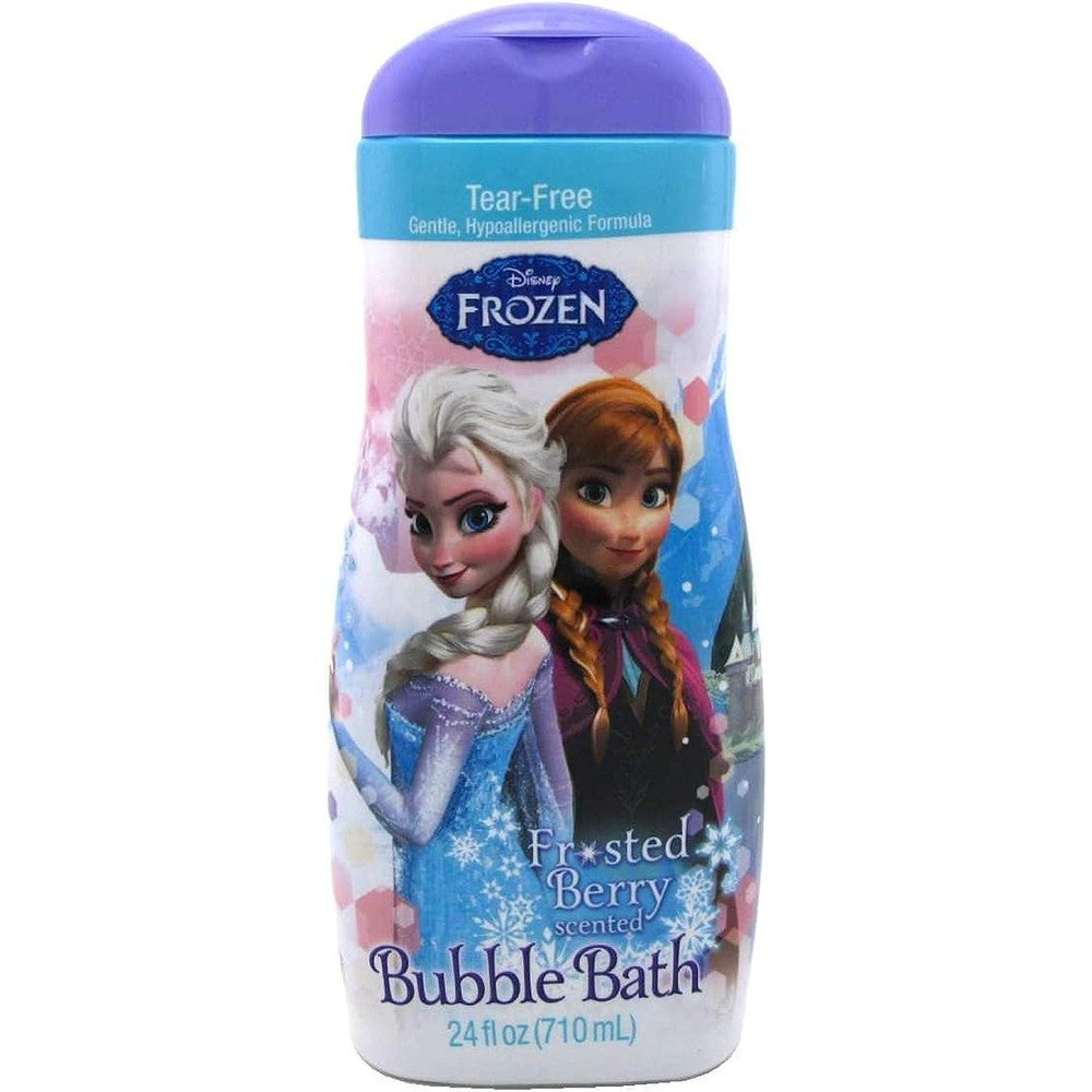 Disney Frozen bubble bath front view bottle packaging