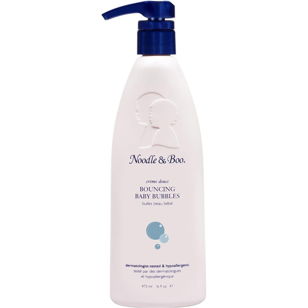 Noodle and Boo Bouncing Baby Bubbles front view bottle