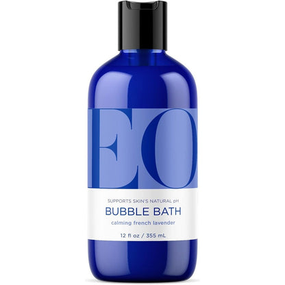 EO French Lavender Bubble Bath 12 Fluid Ounce front view