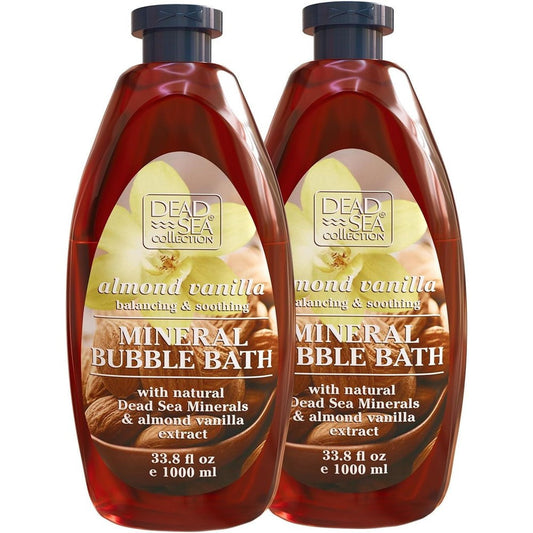 Dead Sea Collection Almond Vanilla Bubble Bath front view