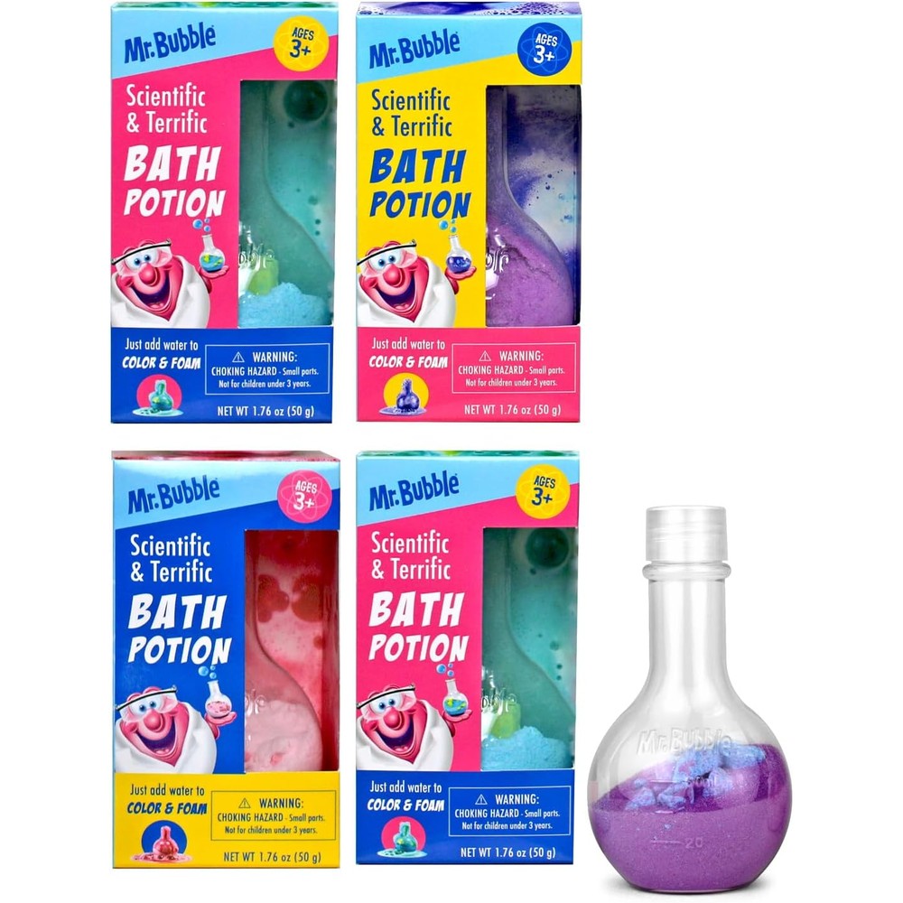 Mr. Bubble Kids Original Bath Bomb Potions front view packaging