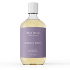 Deep Steep lavender chamomile bubble bath front view bottle