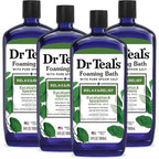 Dr Teal's Eucalyptus Spearmint Foaming Bath front view bottle