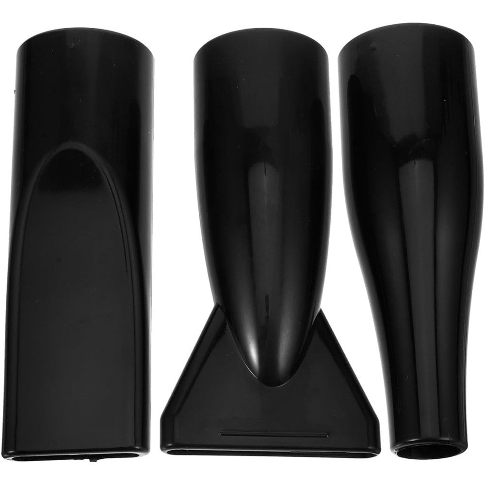 MERRYHAPY universal pet grooming hair dryer nozzle three piece set front view professional styling tools