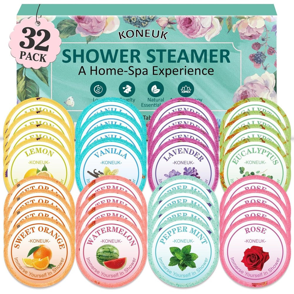 Koneuk shower steamers front packaging view