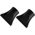 Evkilkjs black nylon hair dryer nozzle front view