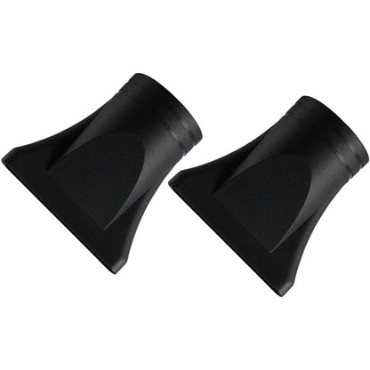 EVKILKJS black nylon hair dryer diffuser nozzle front view showing the 4.5cm narrow concentrator attachment.