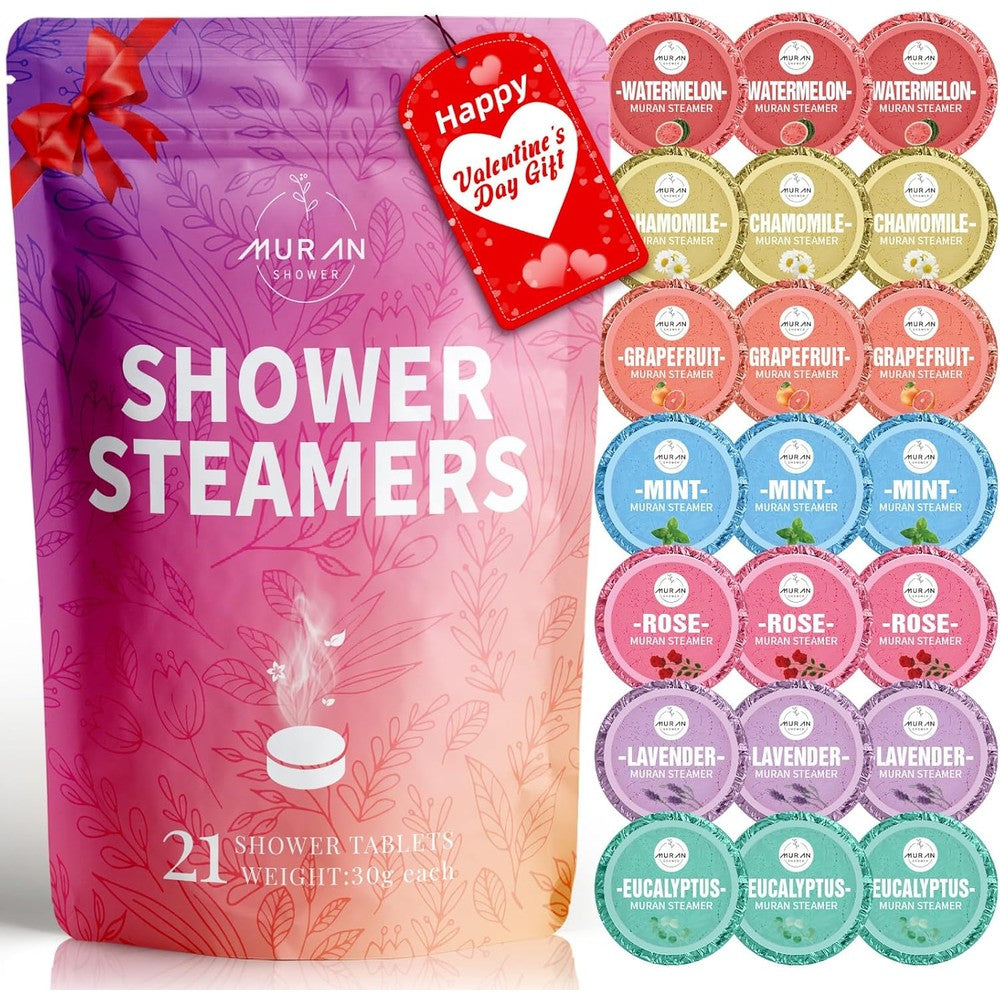 Muran Shower aromatherapy shower steamers front view product packaging