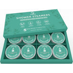 IAGFIWS shower steamers front view of teal presentation box