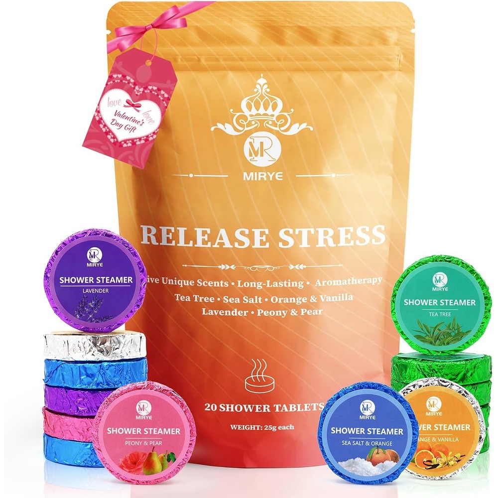 Mr Mirye shower steamers aromatherapy gift set front view