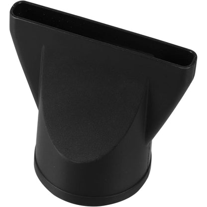 Callaron hair dryer nozzle attachment front view showcasing the narrow flat opening for professional styling.