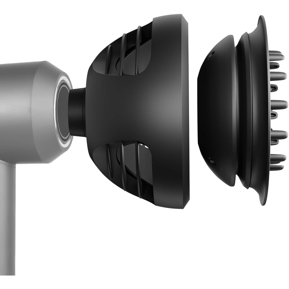 YTCHYYSK Wave and Curl Diffuser Nozzle front view showing the magnetic attachment base for hair dryers.