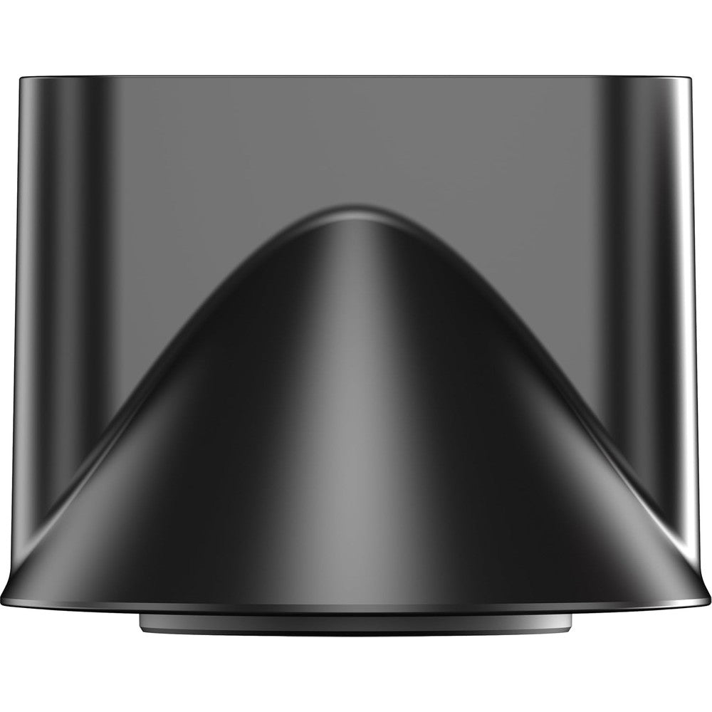 CrazyMar magnetic nozzle hair dryer attachment front view showing sleek grey circular design