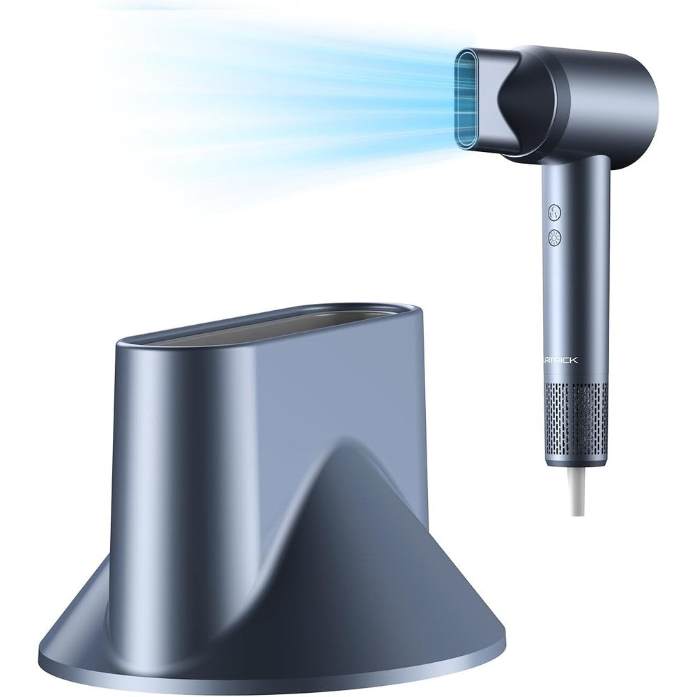 LAMPICK magnetic smoothing nozzle attachment front view for professional hair styling