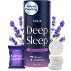 Solia lavender shower steamers front view packaging container