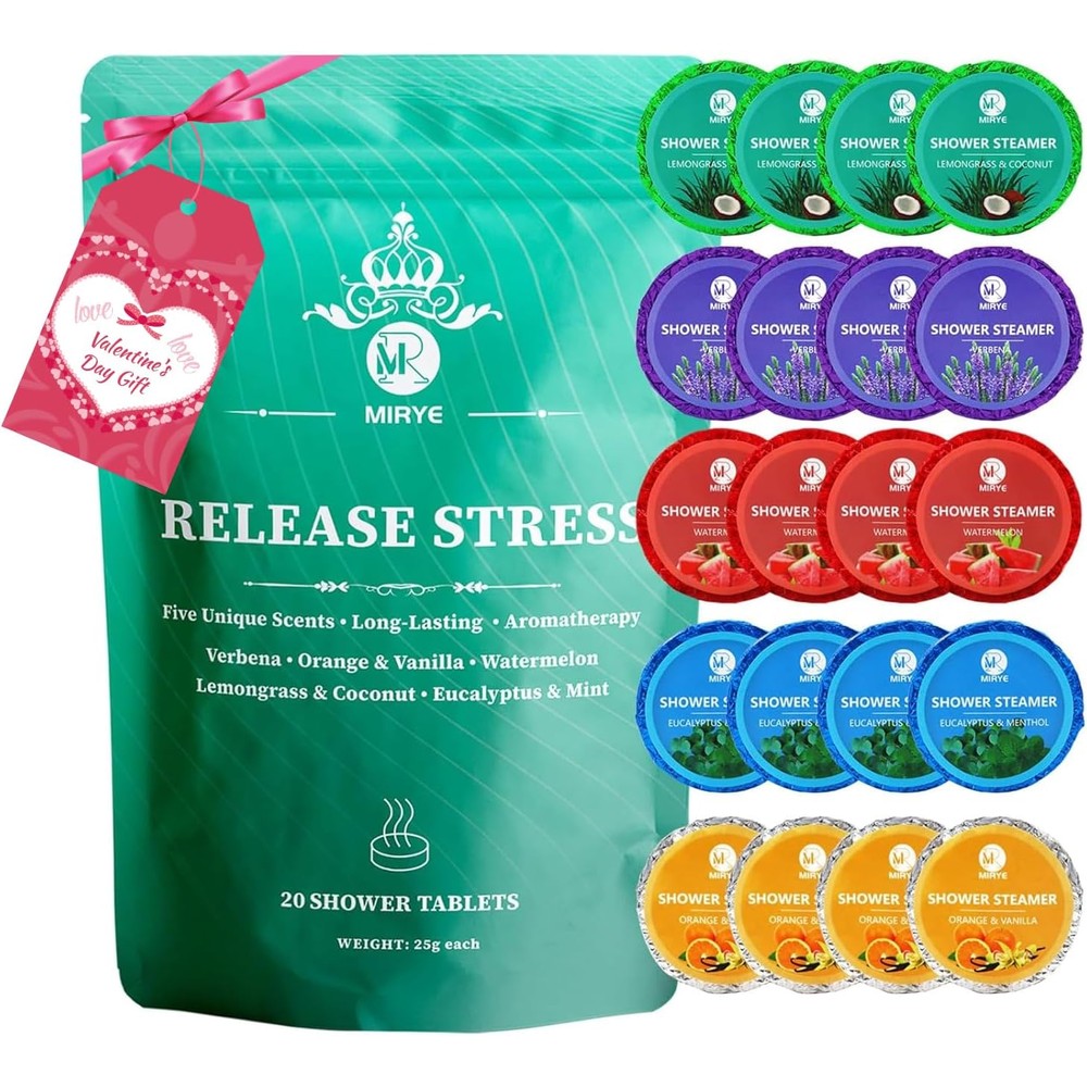 MR MIRYE shower steamers front box packaging view