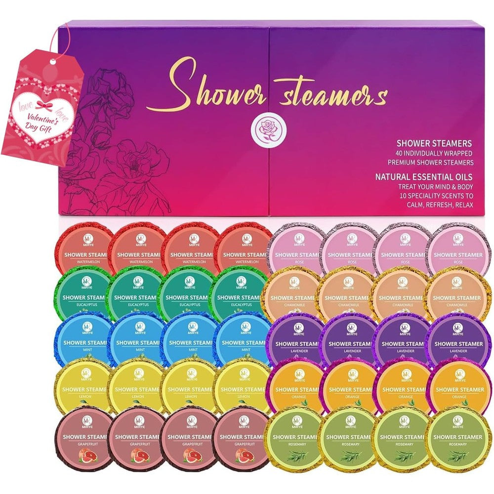 Mr Mirye aromatherapy shower steamers front view packaging box