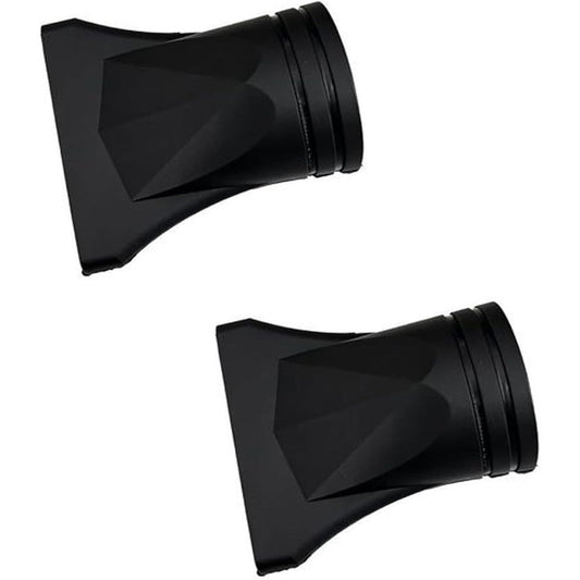 Healeved universal hair dryer diffuser nozzle attachments front view showing the narrow airflow opening.