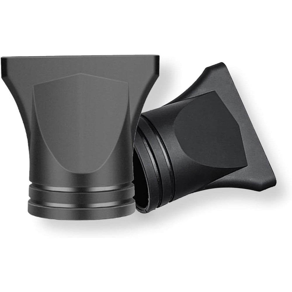 YAFIYGI hair dryer attachment universal plastic blower nozzle front view showing the inner diameter opening for salon blow dryers.