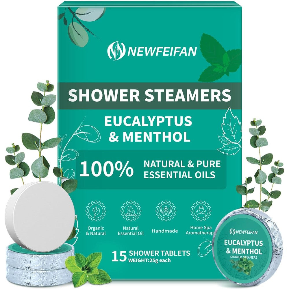 Newfeifan Muran Shower Aromatherapy Shower Steamers front view packaging