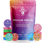 MR MIRYE Aromatherapy Shower Steamers 18-pack front view showcasing the variety of organic shower bombs.