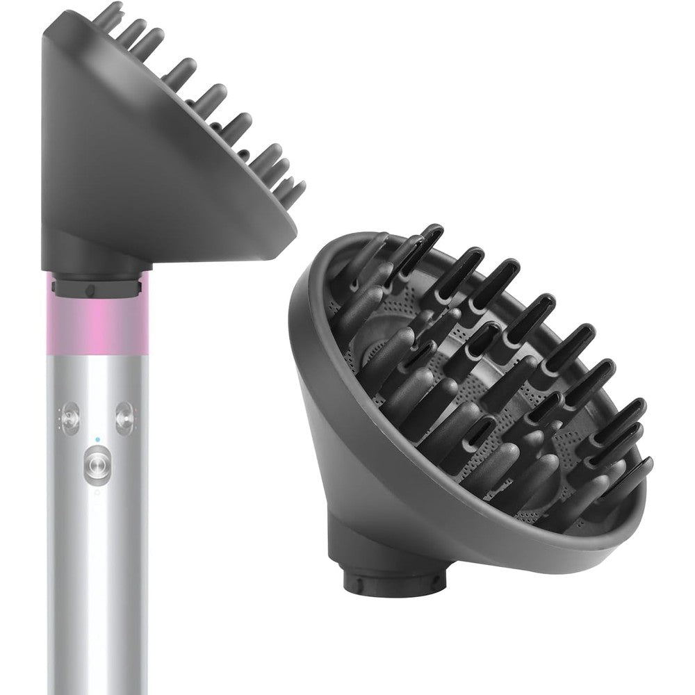 BVACUMHEAD upgraded diffuser attachment front view for curly hair styling