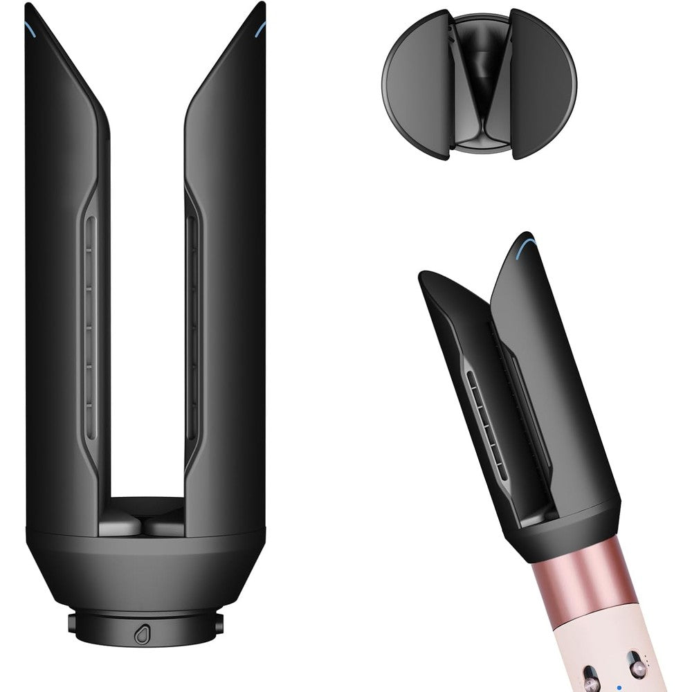 YTCHYYSK hair smooth attachment front view showing the ceramic tourmaline plates for hair straightening.