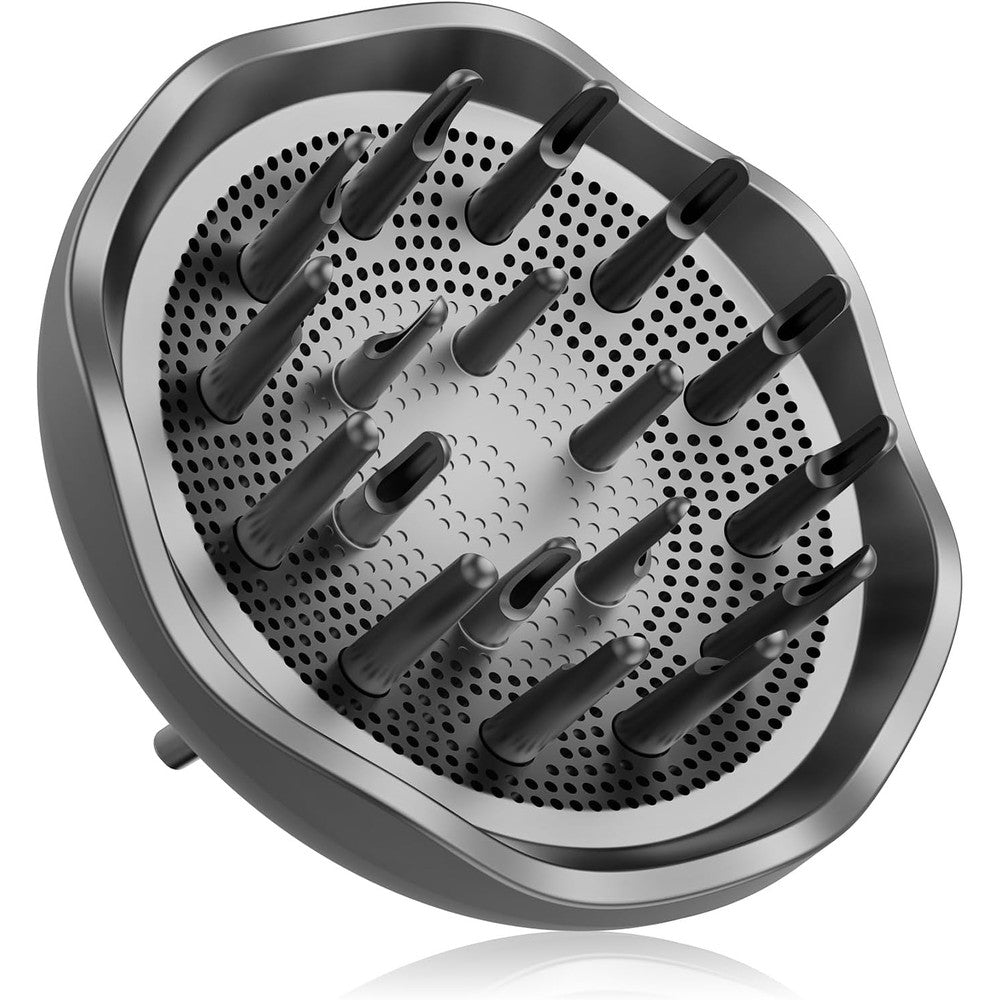 TYMO adjustable hair diffuser magnetic attachment front view showing honeycomb layout
