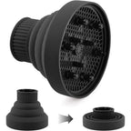 Velarionna silicone hair dryer diffuser front view showcasing honeycomb air outlet holes