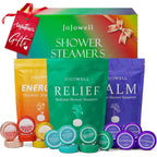 JoJowell Shower Steamers Aromatherapy 18 Pack box front view showcasing self care packaging.