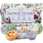 BLRIET Aromatherapy Shower Steamers 8 pack front view box packaging.