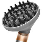ZEPHBLOW upgraded large diffuser attachment front view showing extended prongs for curly hair