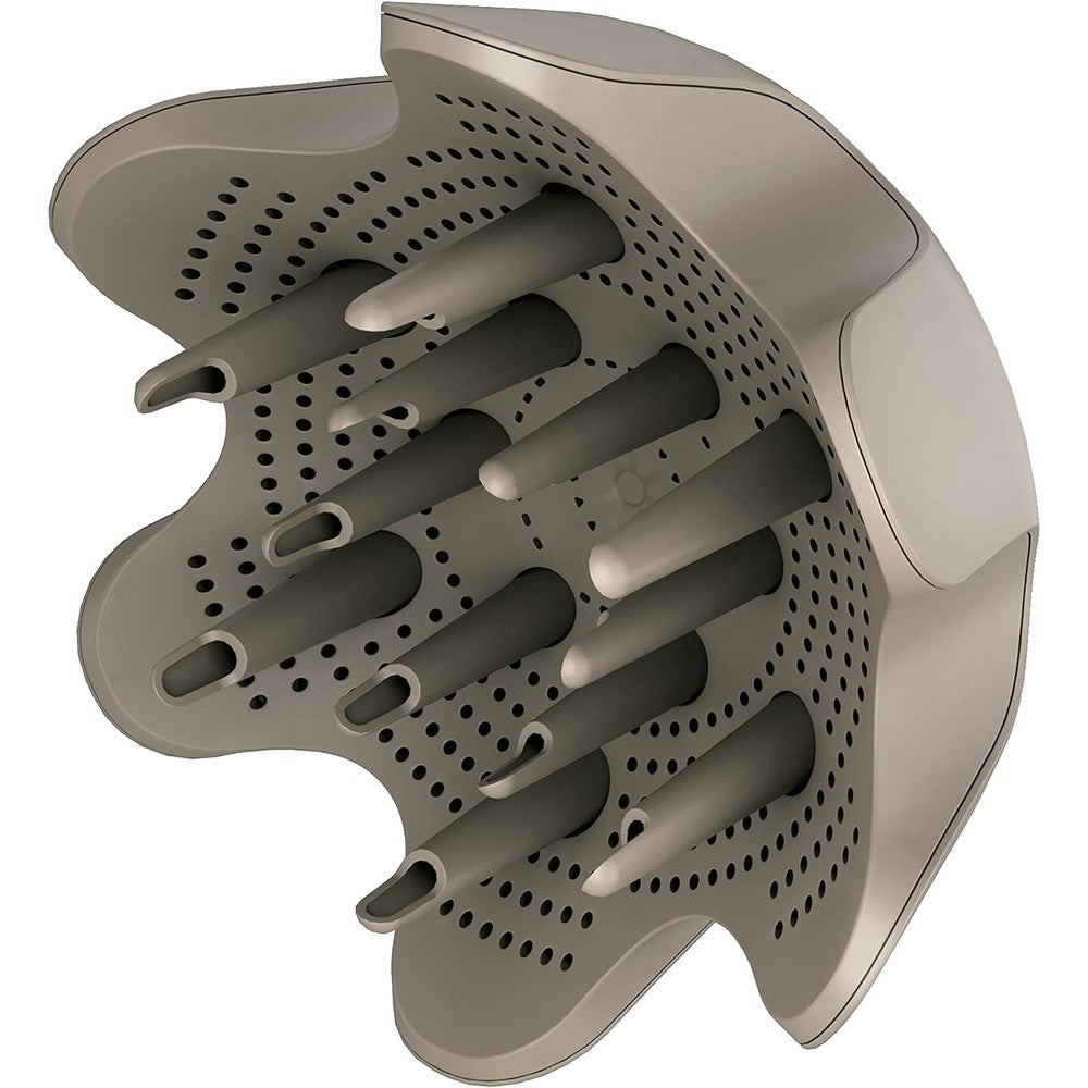 Shark HyperAIR IQ Curl Defining Diffuser attachment front view showcasing deep bowl design for curly hair styling