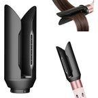DrFlito Hair Smooth Attachment front view highlighting the aerodynamic V-shaped airflow nozzle design.