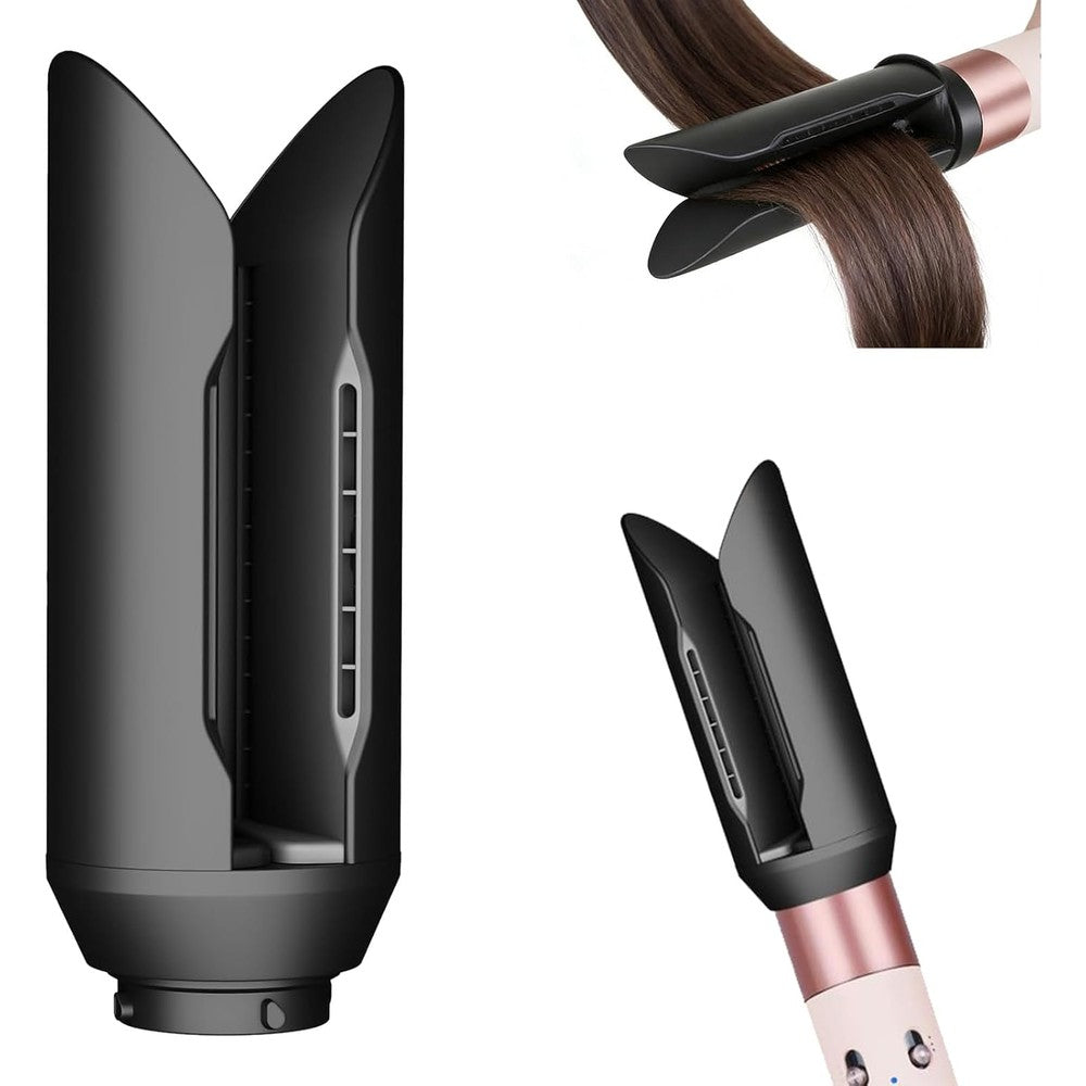 DrFlito Hair Smooth Attachment front view highlighting the aerodynamic V-shaped airflow nozzle design.