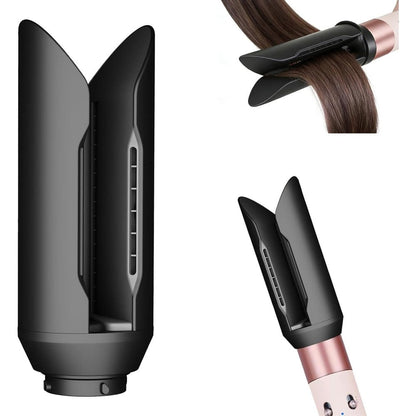DrFlito Hair Smooth Attachment front view highlighting the aerodynamic V-shaped airflow nozzle design.