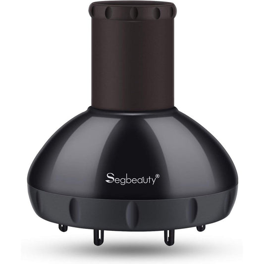 Segbeauty hair diffuser for curly hair front view showing deep bowl design