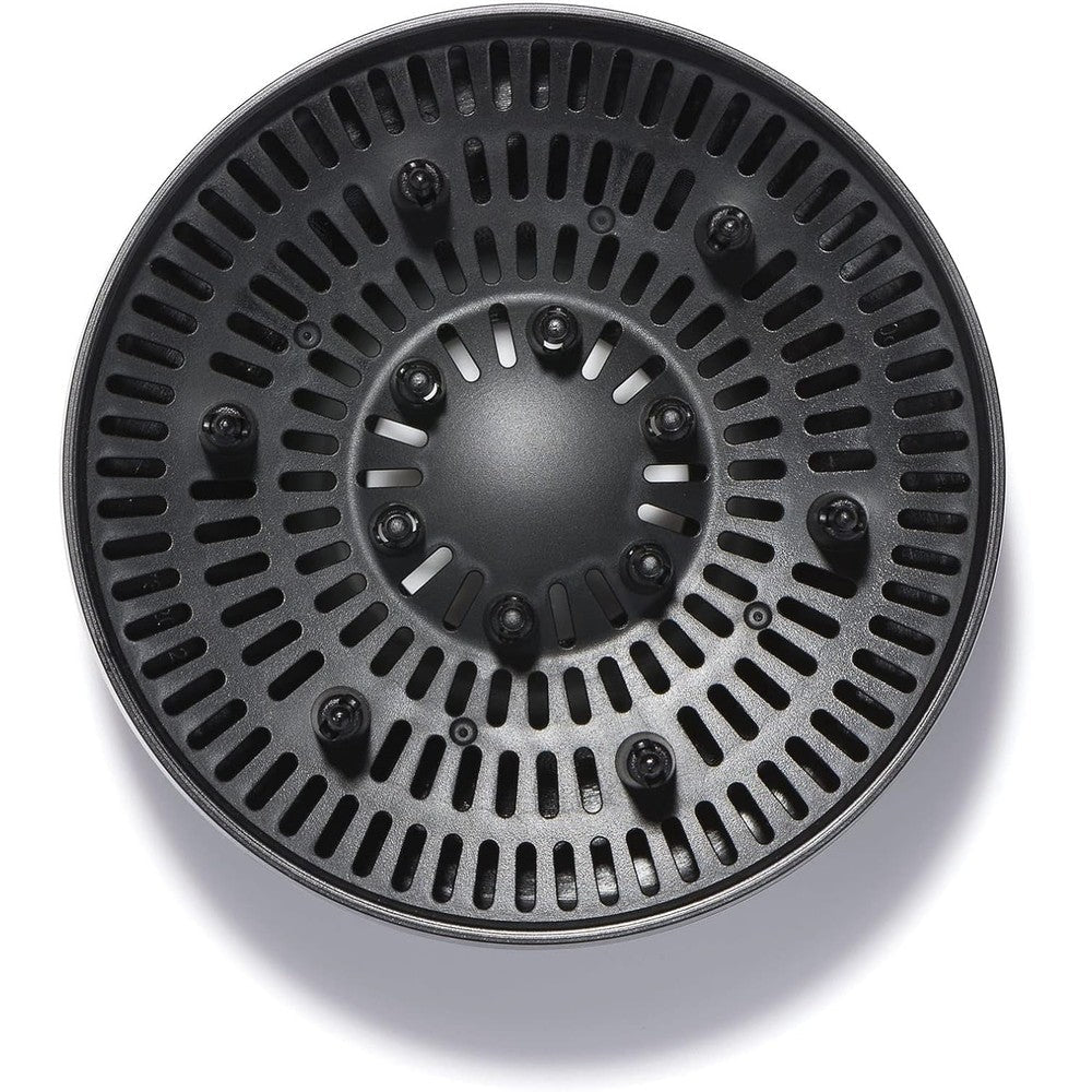 T3 SoftTouch 3 Diffuser front view highlighting the circular black attachment layout for styling curly hair.