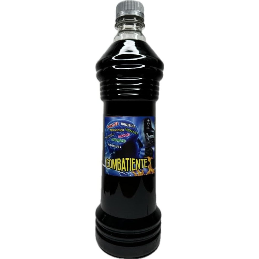 Generic Combatiente spiritual bath front view 1 liter bottle