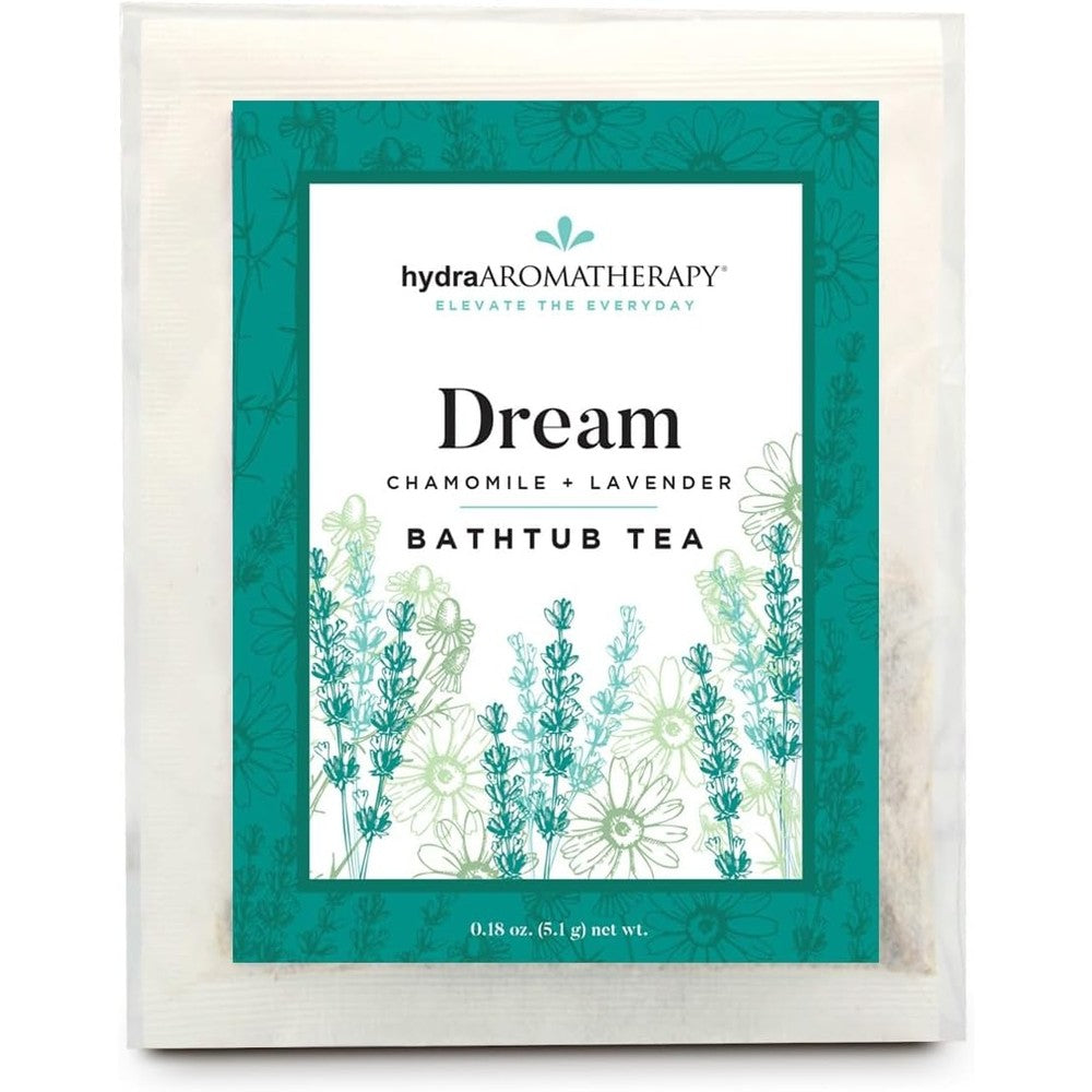 hydraAromatherapy bathtub tea dream front view packaging