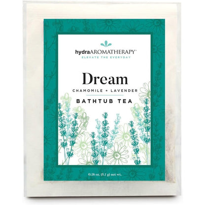HydraAromatherapy Bathtub Tea in Dream front view packaging